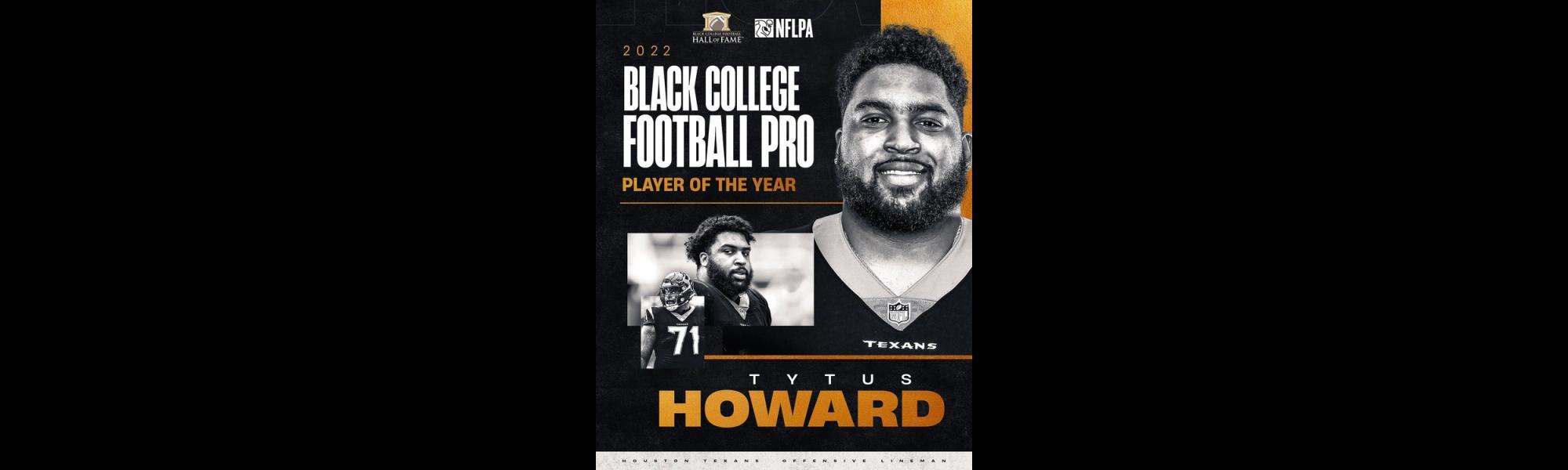 Houston's Tytus Howard Named NFLPA’S 2022 Black College Football Pro Player of the Year