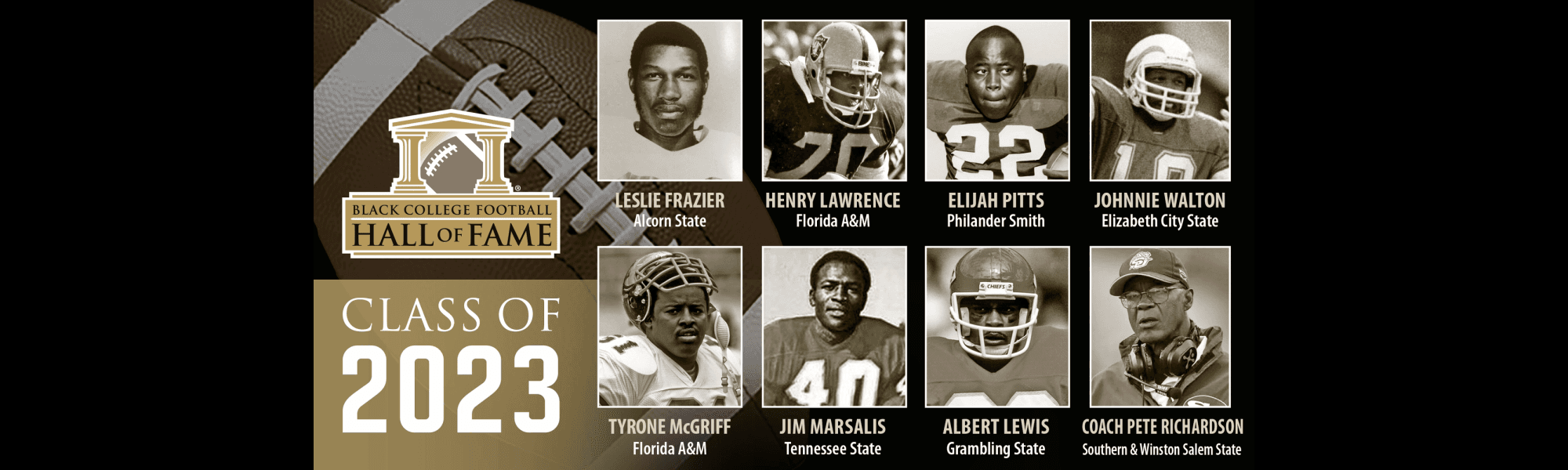 Black College Football Hall of Fame Class of 2023 Announced